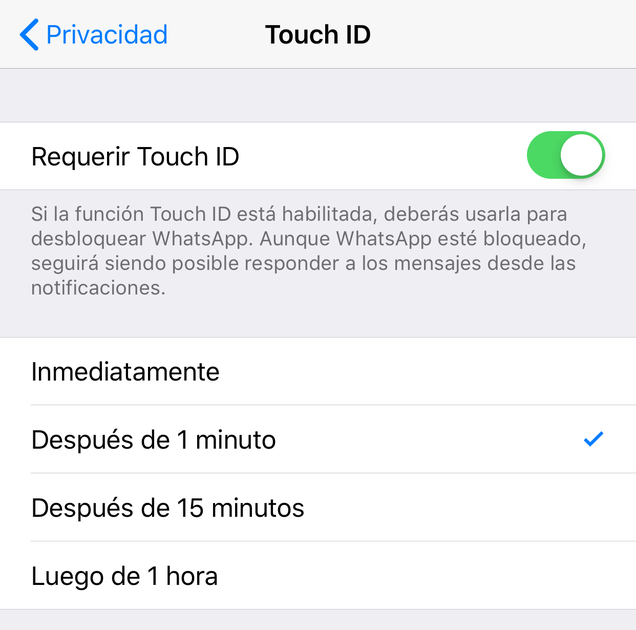 Illustration for article titled WhatsApp ahora permite bloquear los chats con huella dactilar o reconocimiento facial